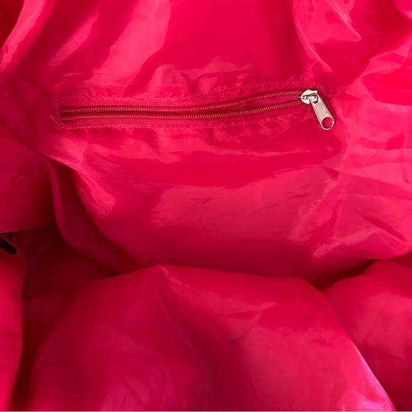 Hello Kitty Bright Pink Lightweight Puffy Tote Handbag - Picture 7 of 11